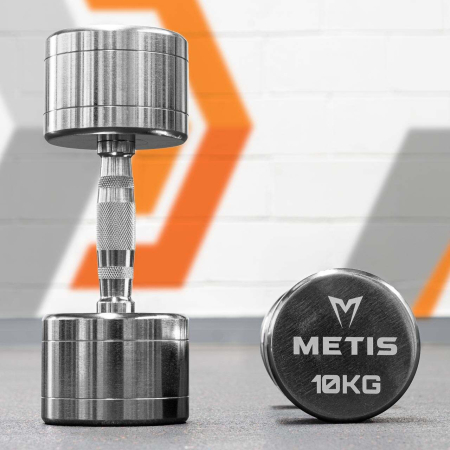 METIS Chrome Dumbbells | Net World Sports