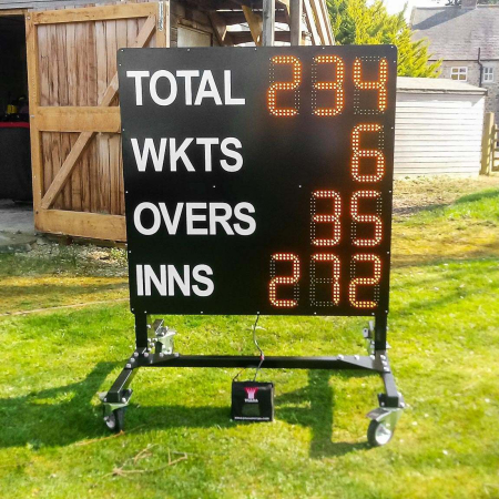 Club Electronic Cricket Scoreboard [1.1m x 1.2m] | Net World Sports