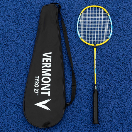 Vermont Tyro Badminton Racket | 3 Sizes | Steel & Aluminium Construction 