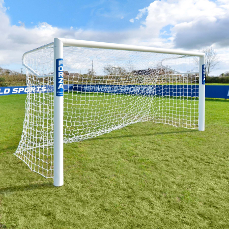 3m x 2m FORZA Alu110 Socketed Futsal Football Goal