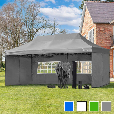 Harrier Heavy Duty Pop Up Gazebo [3m x 6m]