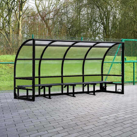 Alu60 Smoking Shelter [Freestanding] - Black | Net World Sports