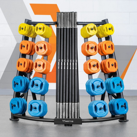 Studio weight set and rack