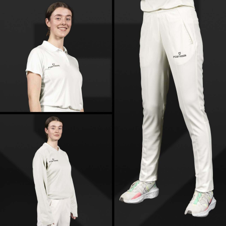 FORTRESS Women’s Cricket Whites [Shirts/Sweaters/Trousers]