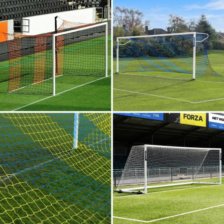 Custom Straight Back Football Nets | Net World Sports