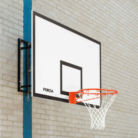 FORZA Fold-To-Wall Basketball Backboard [Adjustable Height]