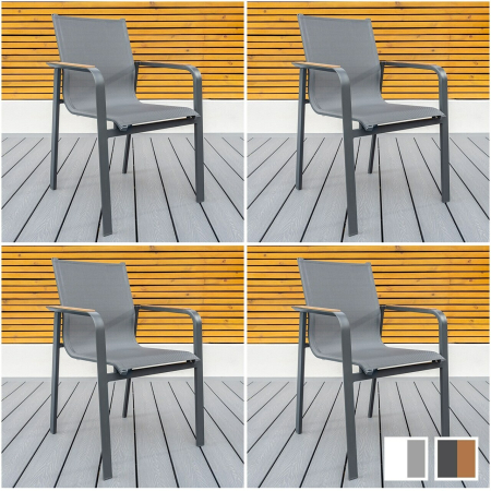 Set of Four Outdoor Chairs