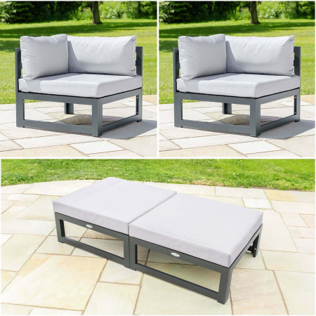 Harrier Luxury Corner Sofa & Table Set | Net World Sports