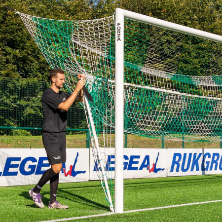 Hinged Bottom Net Frame for Stadium Goals | Net World Sports
