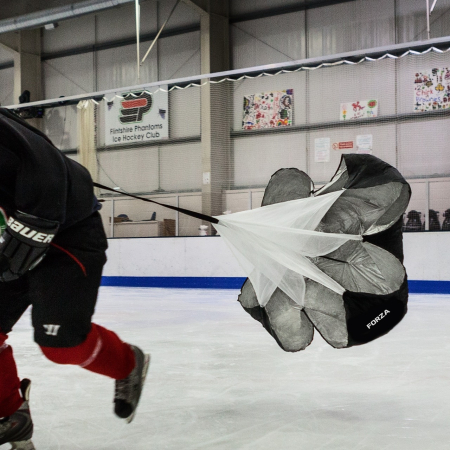 Ice Hockey Speed Chute Training