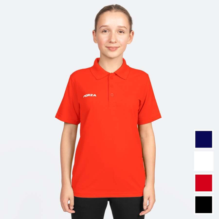 FORZA Junior Girls’ Sports Polo Shirts [5x Sizes]
