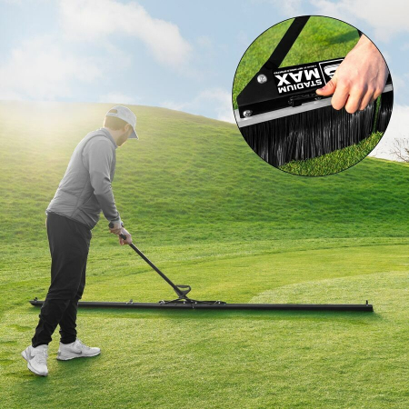 Wide Folding Dew Brush - 10ft long