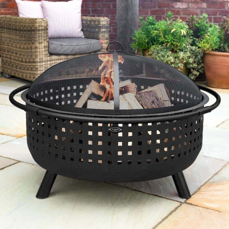 Harrier Woven Bronze Fire Pit | Net World Sports
