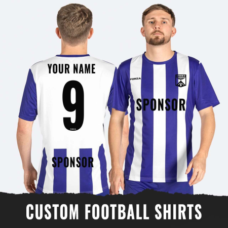 Custom FORZA Men's Striped Football Shirts [XS-XXL]