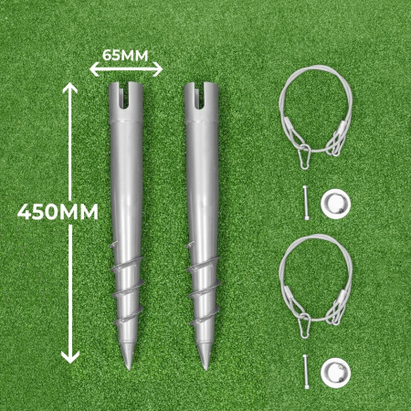 Ground Screw Anchor Kit | Net World Sports
