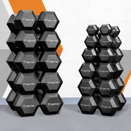 METIS Hex Dumbbells [2.5kg-30kg] | Net World Sports