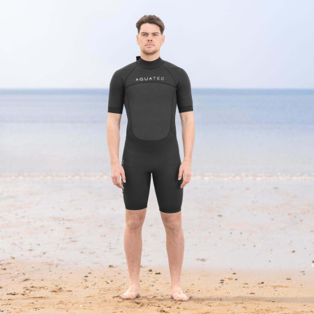 AquaTec Shorty Men’s Wetsuits | Net World Sports