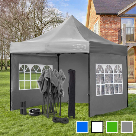 Harrier Heavy Duty Pop Up Gazebo [3m x 3m] 