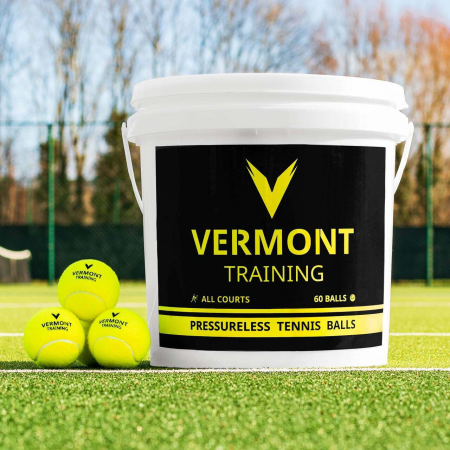 Vermont Cricket Training Balls & Carry Bucket