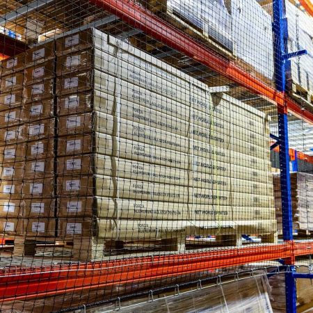 Heavy-Duty Warehouse Rack Netting 