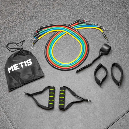 METIS Pulley Resistance Bands Set | Net World Sports