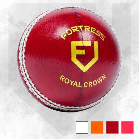 FORTRESS Royal Crown Cricket Balls [4x Colours]