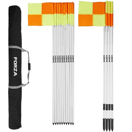 FORZA Pro Rugby Corner Flags & Pole Set 