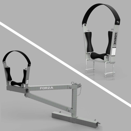 Hinged Rugby Post Lift & Lower Assembly Tool