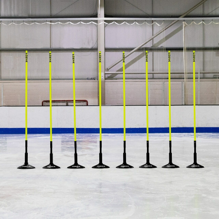 FORZA Ice Hockey Training Agility Spring Loaded Slalom Poles 