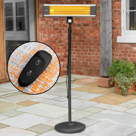 Harrier 1800W Tower Patio Heater | Net World Sports
