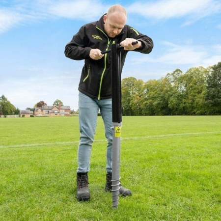 Turf Insertion Tool For Ground Screw Installation