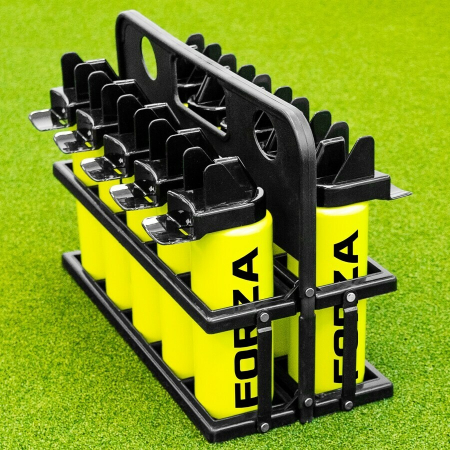 10 AFL Hygiene Water Bottles [1 Litre] & Foldable Carrier 