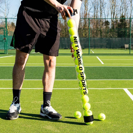 Pick-Up Tube For Tennis Balls | Tennis Ball Collector | Tennis Ball Hopper | Net World Tennis