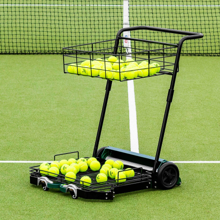 Tennis Ball Collector Mower With Top Basket | Net World Sports