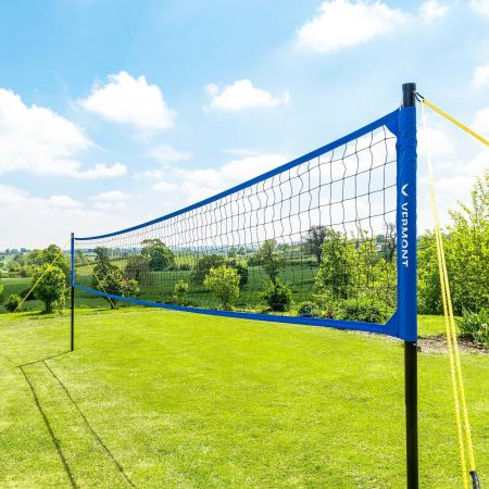 Vermont Portable Football Tennis Net Sets [28ft & 32ft Sizes] 