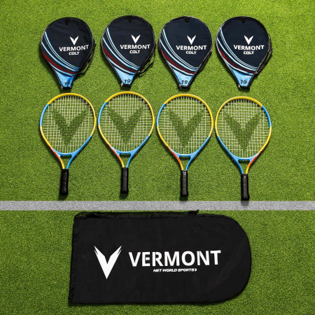 Vermont Mini Red Tennis Racket & Bag Set | Net World Sports