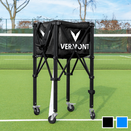 Vermont Pro Rolling Padel Ball Basket in two colours