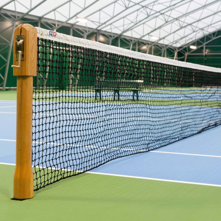 Wimbledon Style Wooden Tennis Posts ITF Tournament Regulation | Net World Sports