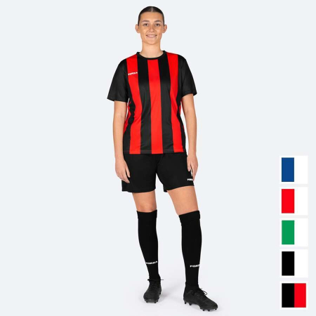 FORZA women's striped short sleeve soccer kits