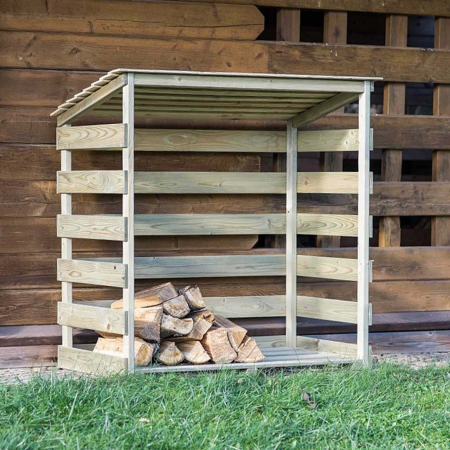 Harrier Wooden Log Store [Heavy Duty]