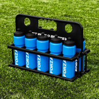 10 Blue Water Bottles (750ml) & Foldable Bottle Carrier