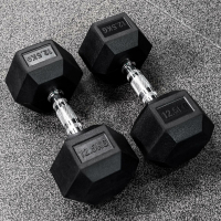 METIS Hex Dumbbell Weights [12.5kg] - Pair