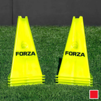 FORZA Pro Tri Marker Cones [Red - Pack of 8]
