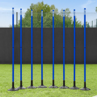 FORZA 6ft Slalom Training Poles [Electric Blue] + Bases
