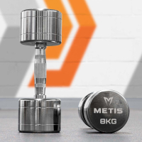 METIS Studio Chrome Dumbbells [8kg]