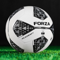 FORZA Academy Footballs [Black & White - Size 5] - Pack of 3