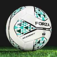 FORZA Academy Footballs [White & Green - Size 5] - Pack of 1