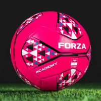 FORZA Academy Footballs [Pink & White - Size 5] - Pack of 1
