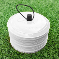 FORZA Near Flat Training Marker Cones [White] Pack of 50