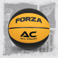 FORZA All Court Basketballs [Black/Yellow - Size 7] - Pack of 5
